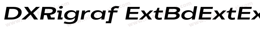 DXRigraf ExtBdExtExp字体转换